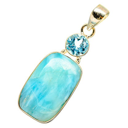 Larimar Pendants handcrafted by Ana Silver Co - PD10794