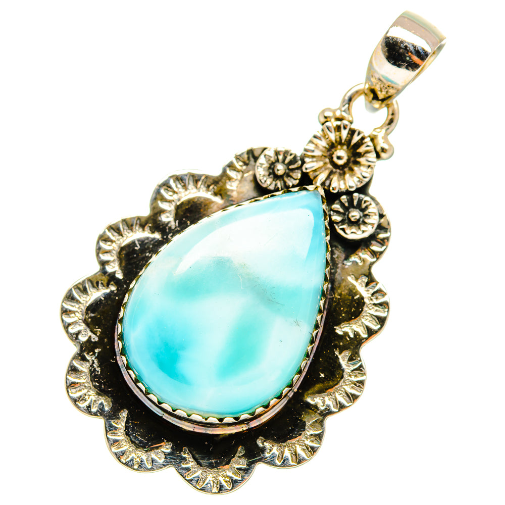 Larimar Pendants handcrafted by Ana Silver Co - PD10798