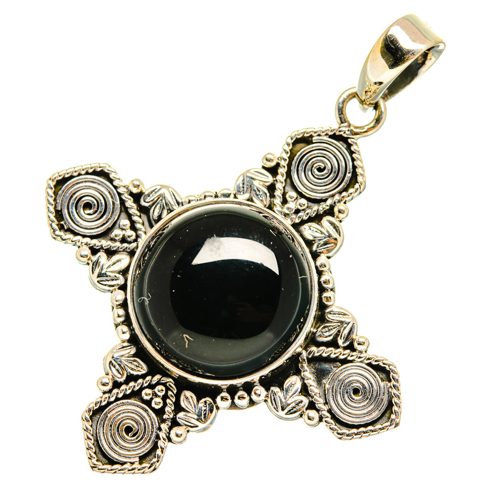 Black Onyx Pendants handcrafted by Ana Silver Co - PD10815