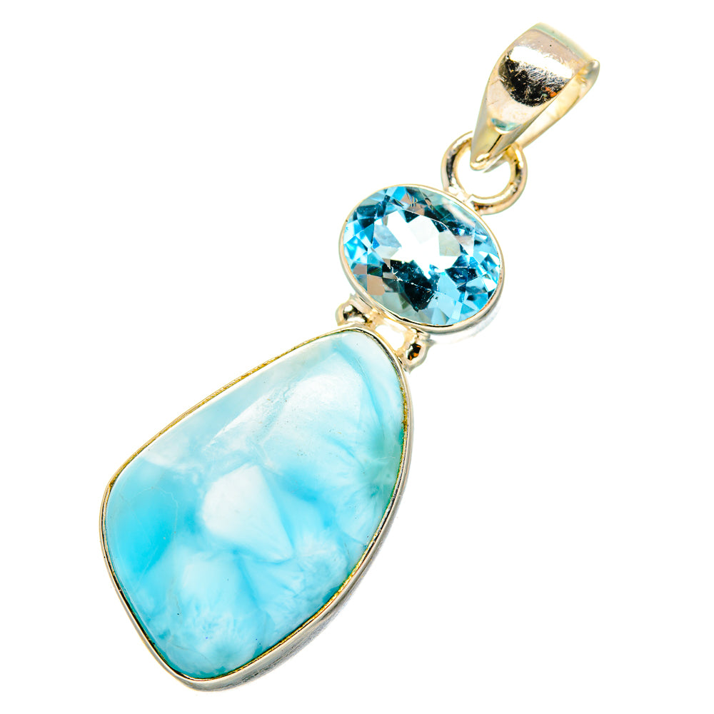 Larimar Pendants handcrafted by Ana Silver Co - PD10819