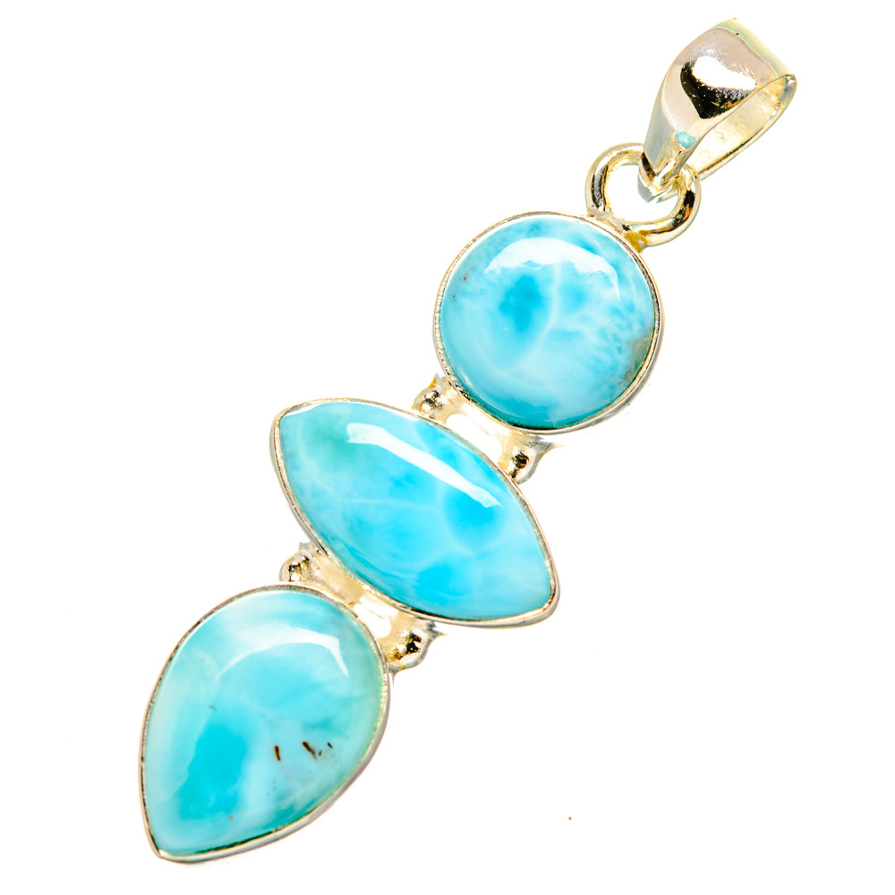 Larimar Pendants handcrafted by Ana Silver Co - PD10831