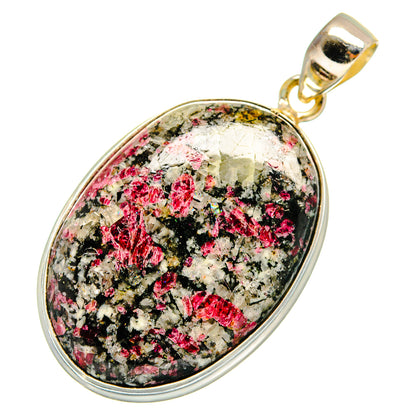 Russian Eudialyte Pendants handcrafted by Ana Silver Co - PD10836