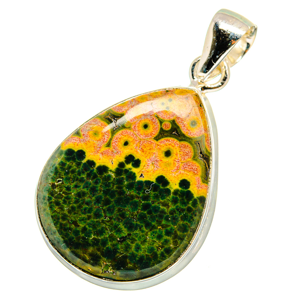 Ocean Jasper Pendants handcrafted by Ana Silver Co - PD10838