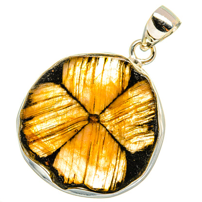 Chiastolite Pendants handcrafted by Ana Silver Co - PD10843
