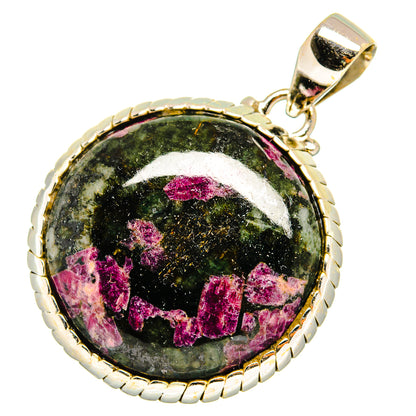 Russian Eudialyte Pendants handcrafted by Ana Silver Co - PD10844