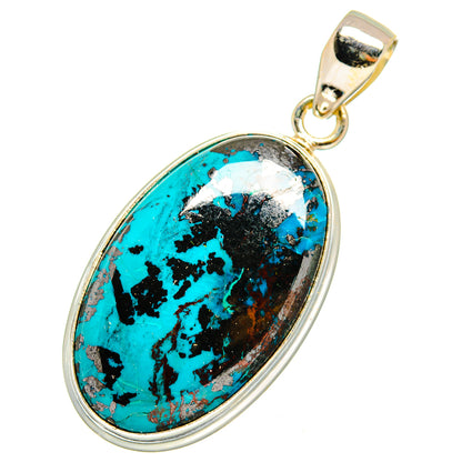 Shattuckite Pendants handcrafted by Ana Silver Co - PD10847