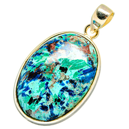 Shattuckite Pendants handcrafted by Ana Silver Co - PD10848