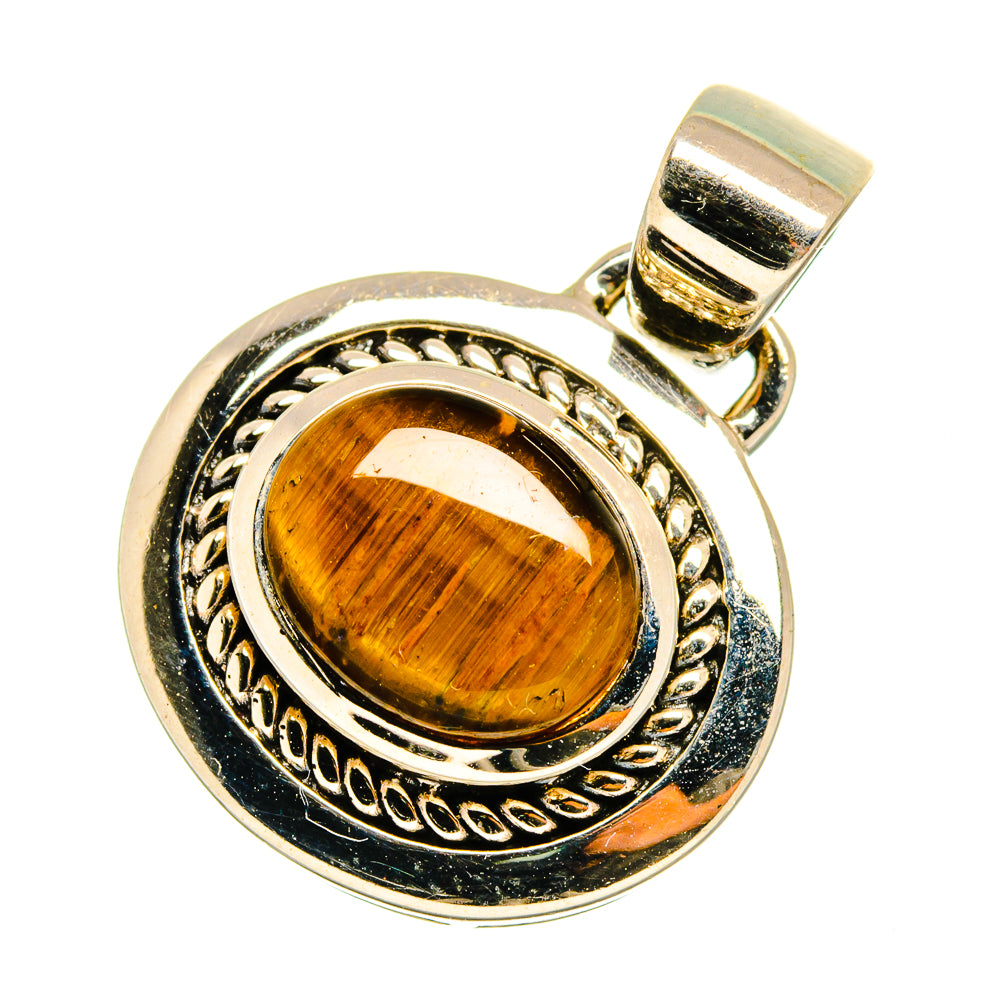 Tiger Eye Pendants handcrafted by Ana Silver Co - PD10854