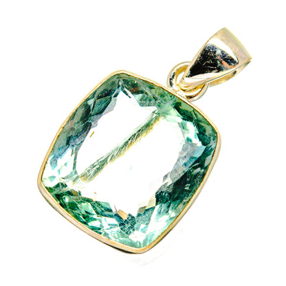 Green Fluorite Pendants handcrafted by Ana Silver Co - PD10859