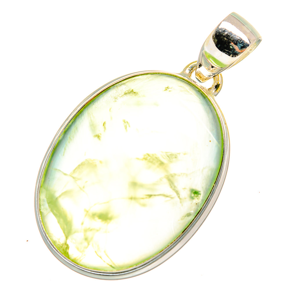 Prehnite Pendants handcrafted by Ana Silver Co - PD10872