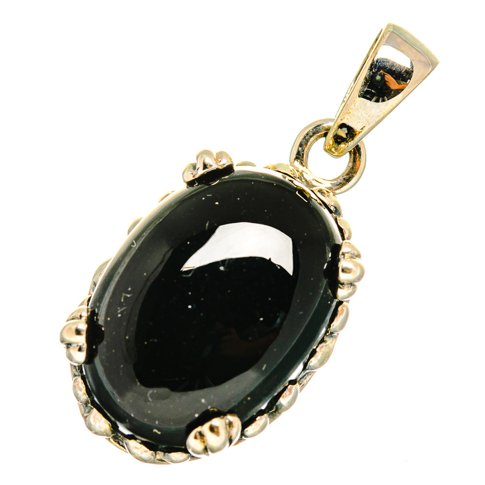 Black Onyx Pendants handcrafted by Ana Silver Co - PD10879
