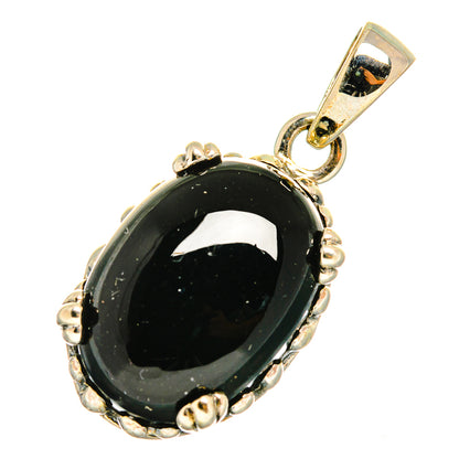 Black Onyx Pendants handcrafted by Ana Silver Co - PD10879