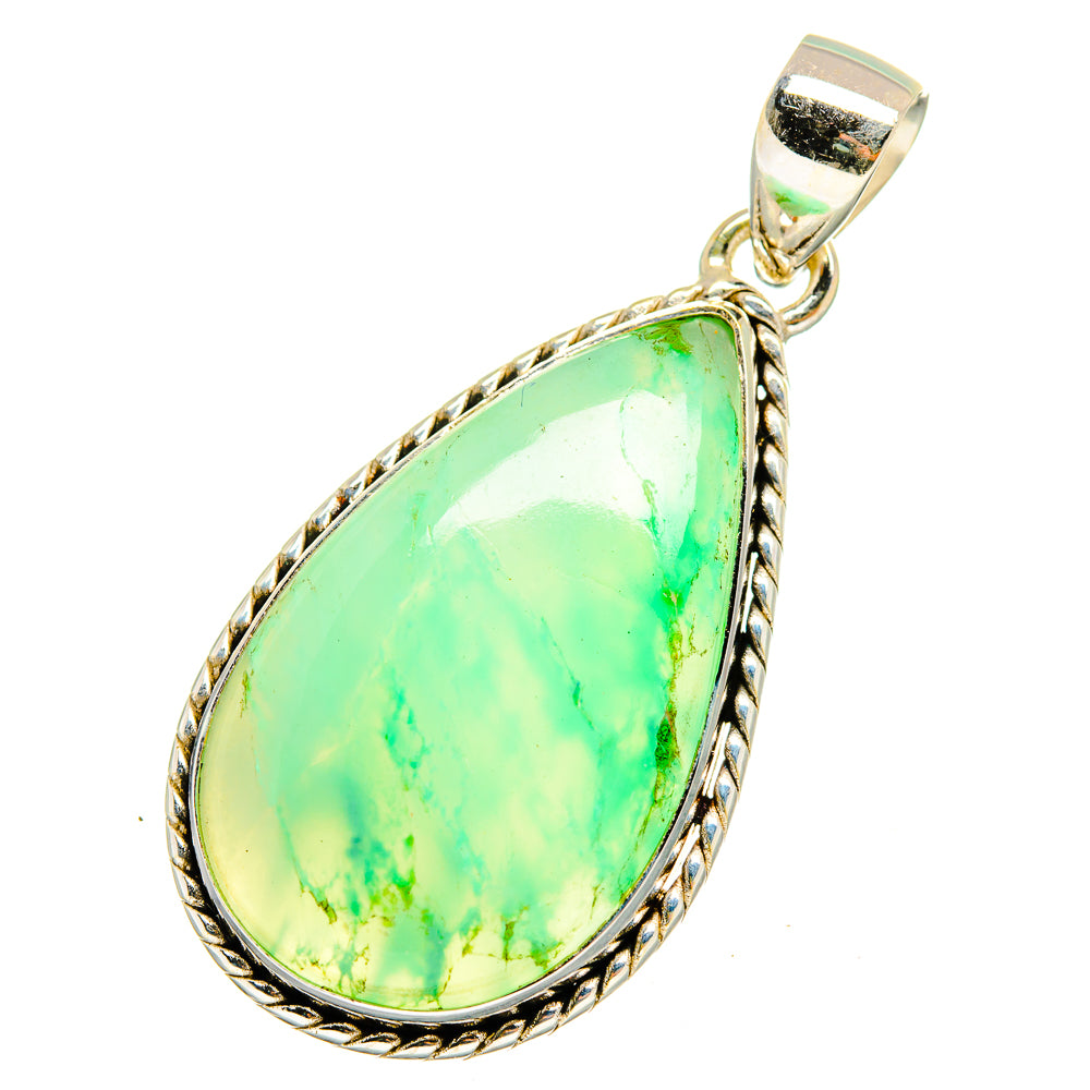 Peruvian Opal Pendants handcrafted by Ana Silver Co - PD10884