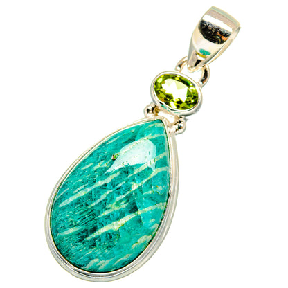 Amazonite Pendants handcrafted by Ana Silver Co - PD10888