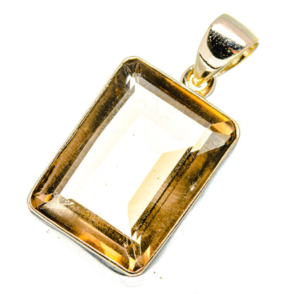 Smoky Quartz Pendants handcrafted by Ana Silver Co - PD10892