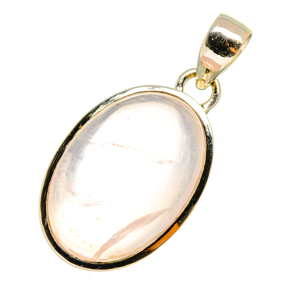 Rose Quartz Pendants handcrafted by Ana Silver Co - PD10899