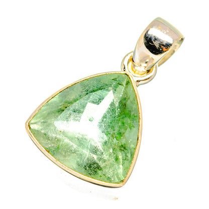 Green Fluorite Pendants handcrafted by Ana Silver Co - PD10910
