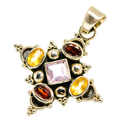 Amethyst Pendants handcrafted by Ana Silver Co - PD10925
