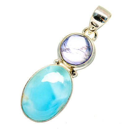 Larimar Pendants handcrafted by Ana Silver Co - PD10929