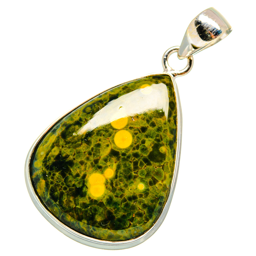 Ocean Jasper Pendants handcrafted by Ana Silver Co - PD10932