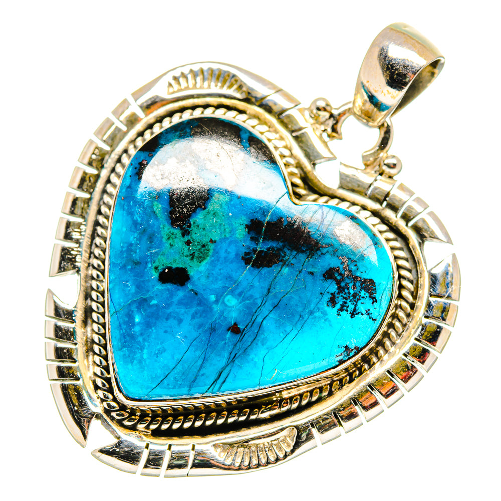 Shattuckite Pendants handcrafted by Ana Silver Co - PD10934