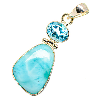 Larimar Pendants handcrafted by Ana Silver Co - PD10936