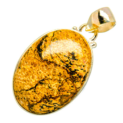 Picture Jasper Pendants handcrafted by Ana Silver Co - PD10937 - Photo 2