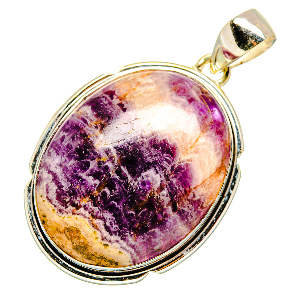 Chevron Amethyst Pendants handcrafted by Ana Silver Co - PD10942