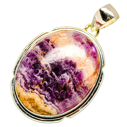 Chevron Amethyst Pendants handcrafted by Ana Silver Co - PD10942