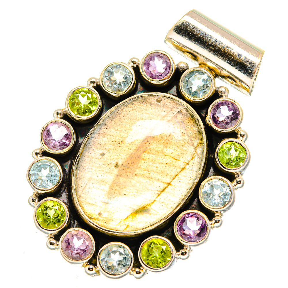 Labradorite Pendants handcrafted by Ana Silver Co - PD10955