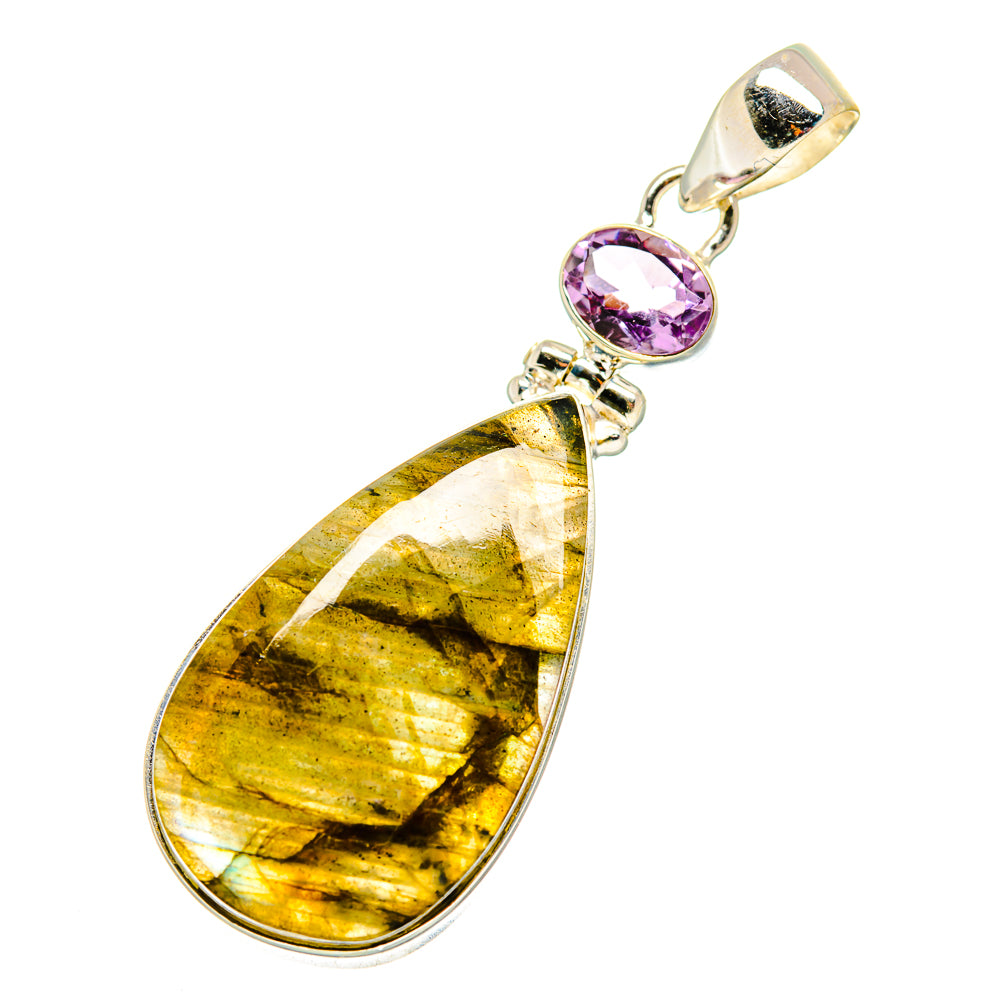 Labradorite Pendants handcrafted by Ana Silver Co - PD10957
