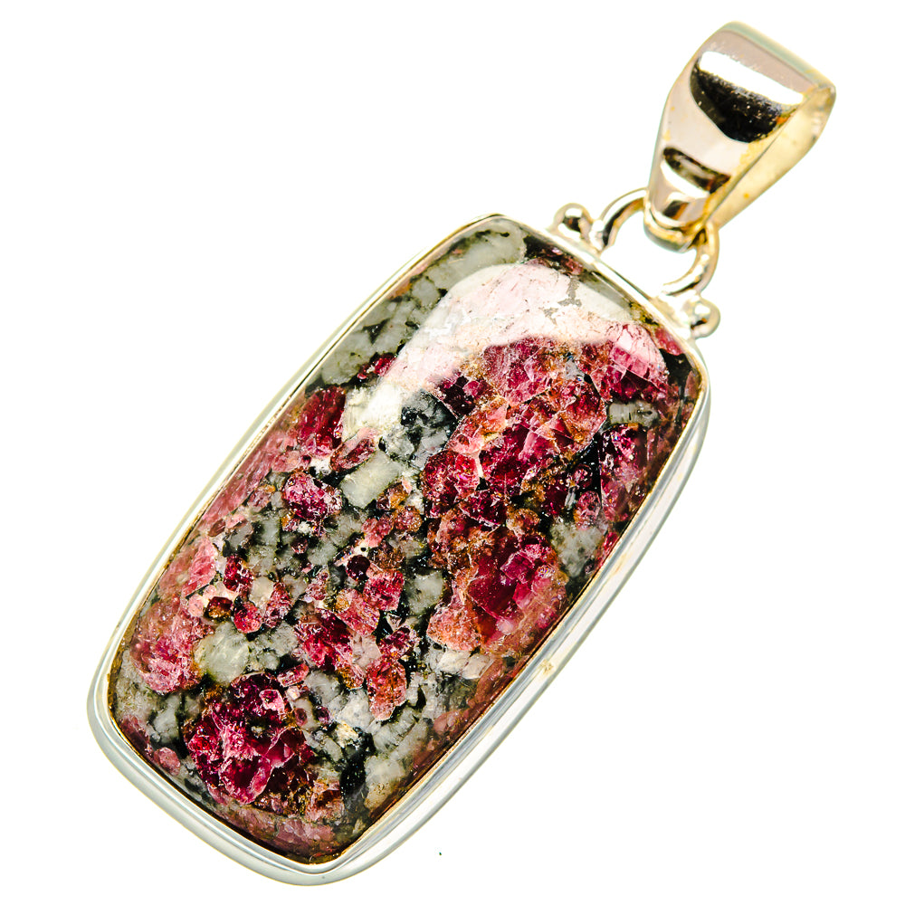 Russian Eudialyte Pendants handcrafted by Ana Silver Co - PD10971
