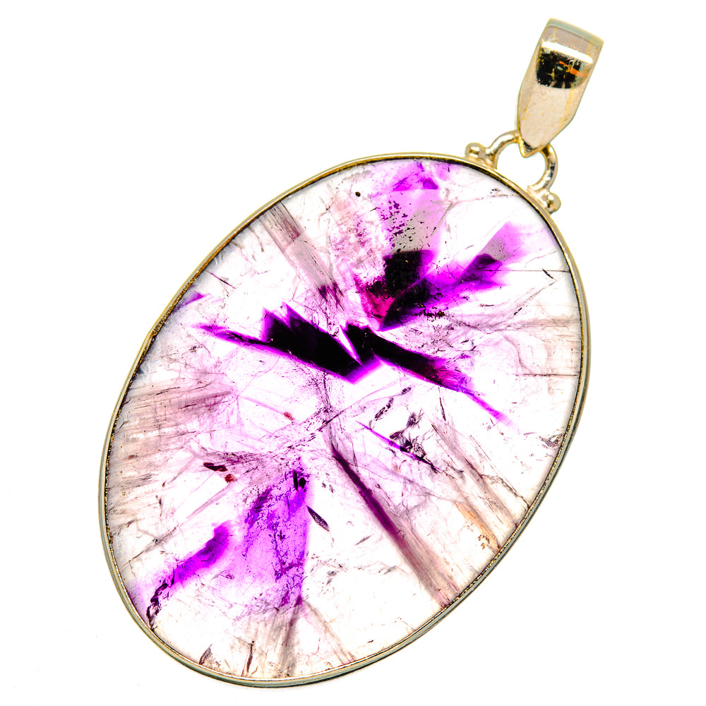 Chevron Amethyst Pendants handcrafted by Ana Silver Co - PD11007