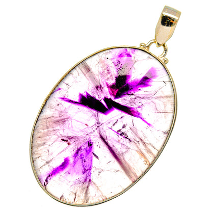 Chevron Amethyst Pendants handcrafted by Ana Silver Co - PD11007