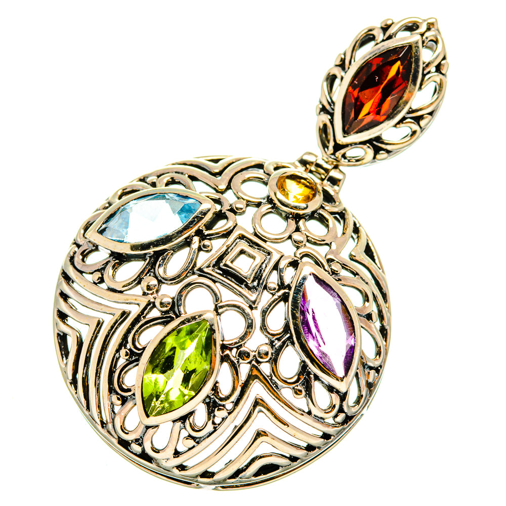 Garnet Pendants handcrafted by Ana Silver Co - PD11019