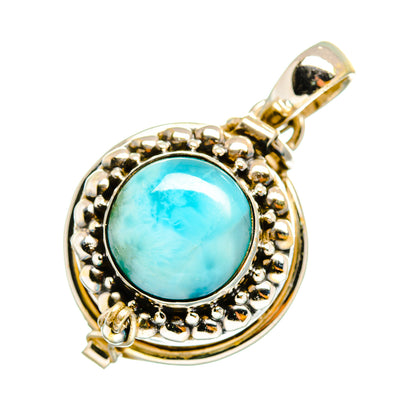 Larimar Pendants handcrafted by Ana Silver Co - PD11035 - Photo 2