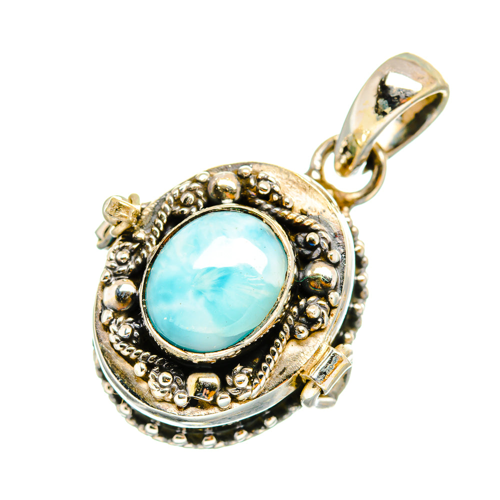 Larimar Pendants handcrafted by Ana Silver Co - PD11036