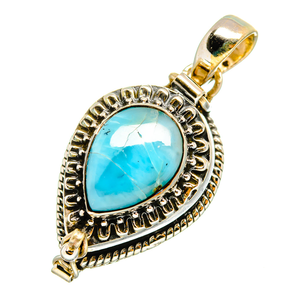 Larimar Pendants handcrafted by Ana Silver Co - PD11037 - Photo 2