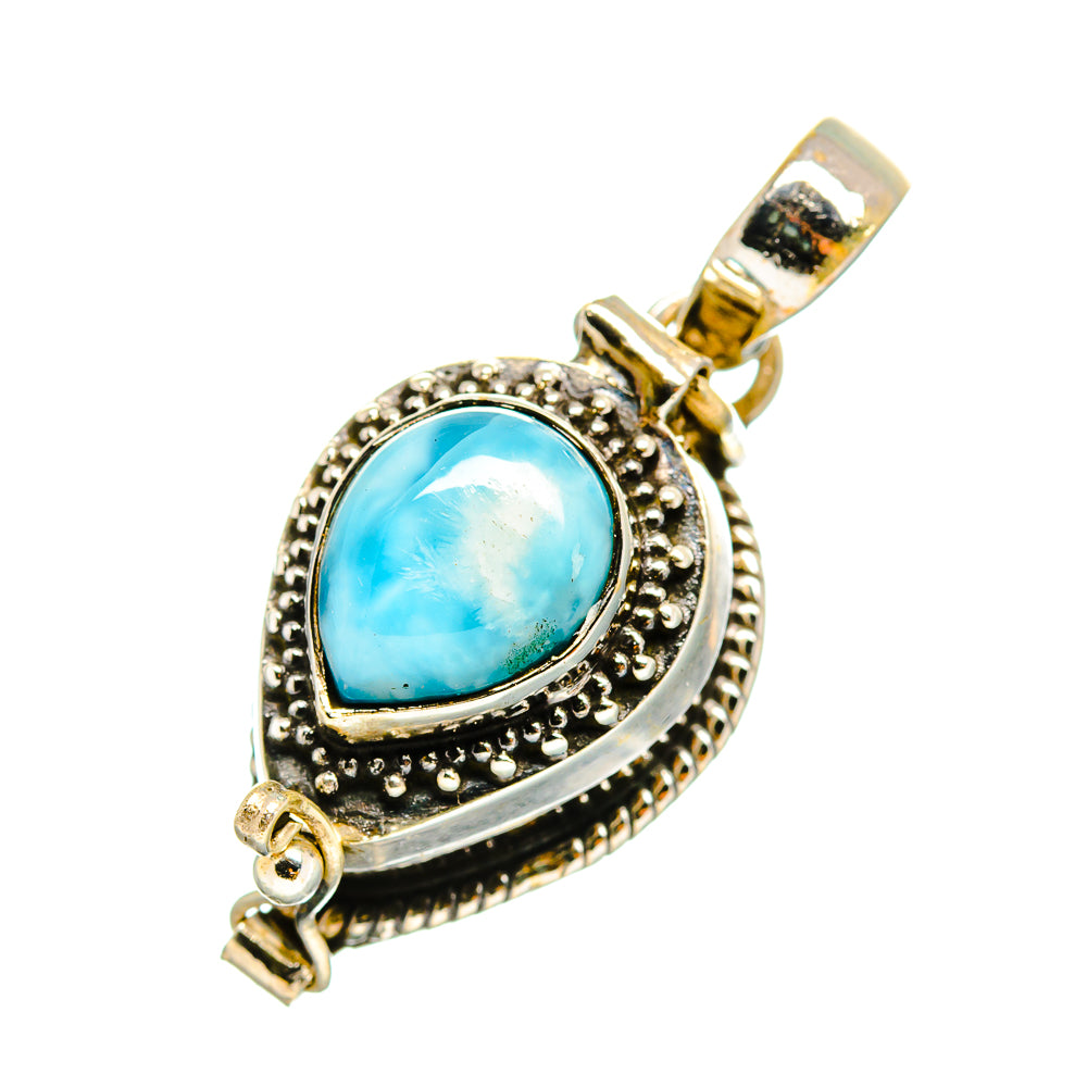 Larimar Pendants handcrafted by Ana Silver Co - PD11038 - Photo 2