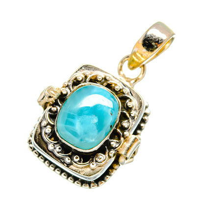 Larimar Pendants handcrafted by Ana Silver Co - PD11040