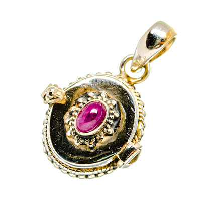 Ruby Pendants handcrafted by Ana Silver Co - PD11042