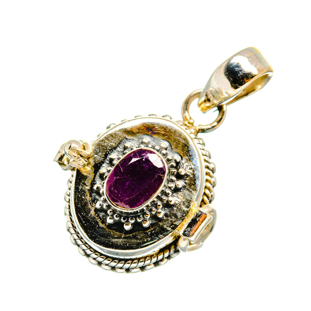 Ruby Pendants handcrafted by Ana Silver Co - PD11047