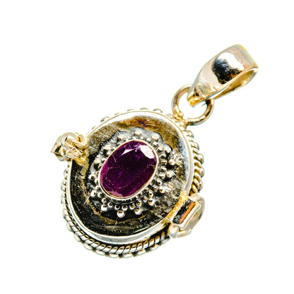 Ruby Pendants handcrafted by Ana Silver Co - PD11047