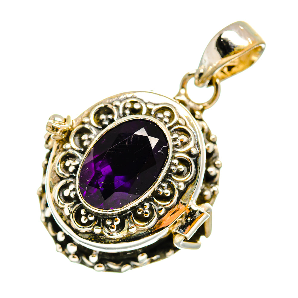Amethyst Pendants handcrafted by Ana Silver Co - PD11051