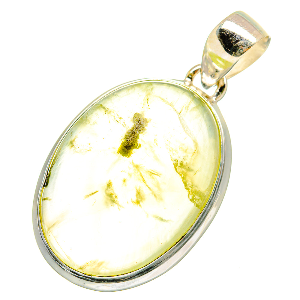 Prehnite Pendants handcrafted by Ana Silver Co - PD11055 - Photo 2