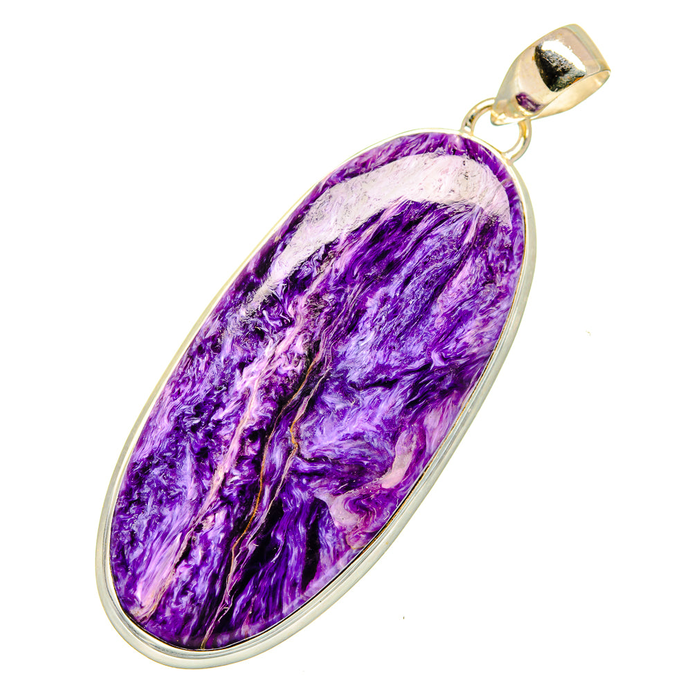 Charoite Pendants handcrafted by Ana Silver Co - PD11077