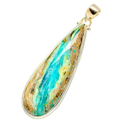 Peruvian Opal Pendants handcrafted by Ana Silver Co - PD11098