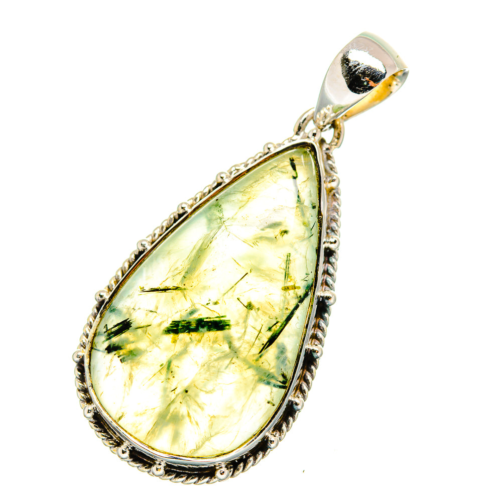 Prehnite Pendants handcrafted by Ana Silver Co - PD11121