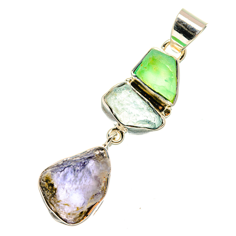Tanzanite Pendants handcrafted by Ana Silver Co - PD11122
