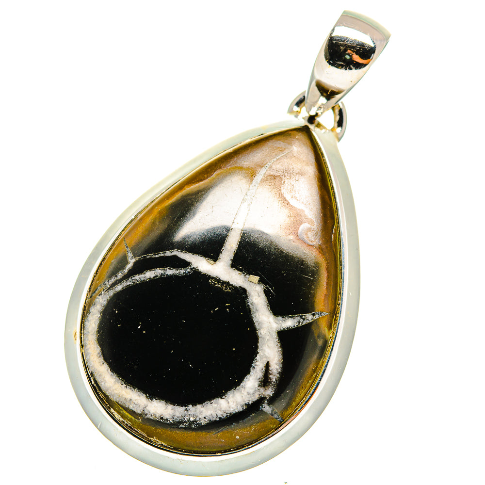Septarian Geode Pendants handcrafted by Ana Silver Co - PD11134